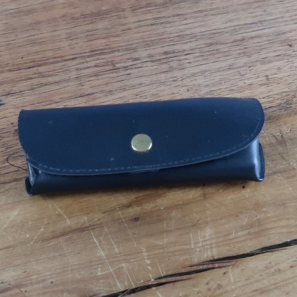 MEN'S BLACK FRAME PRESCRIPTION GLASSES WITH CASE - Picture 2 of 7